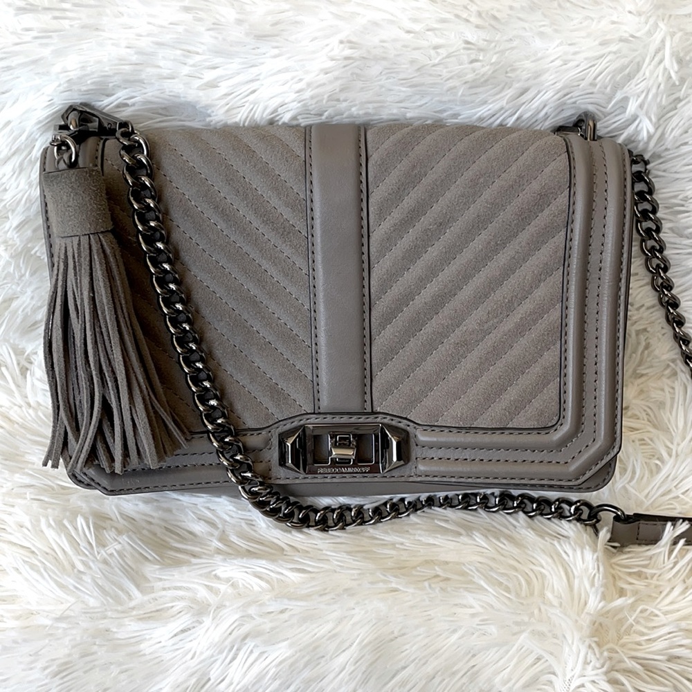 Rebecca Minkoff grey shoulder bag